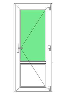 входная дверь ПВХ